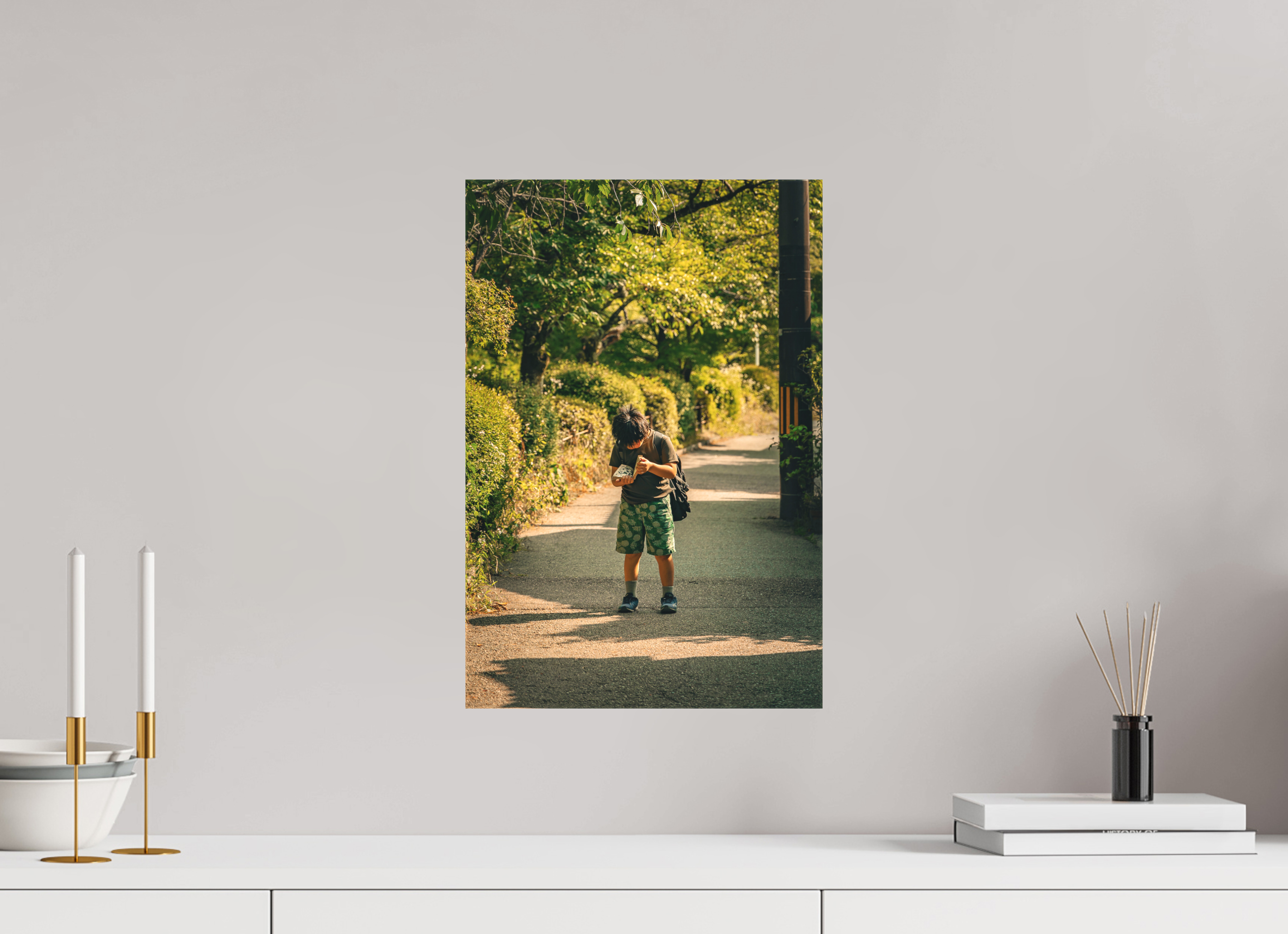 30 x 45 cm, Cadre simple Matte on Stretcher Frame Tetsugaku No Michi