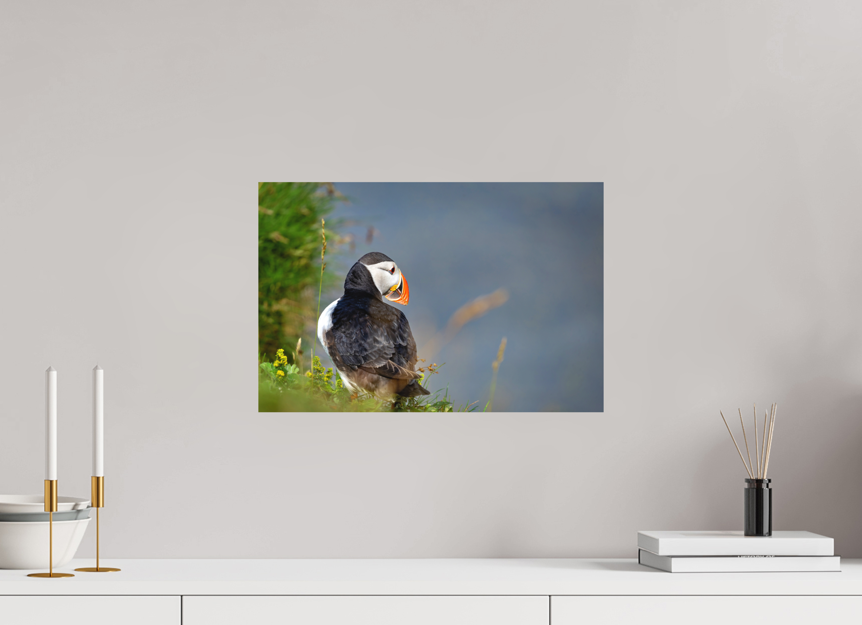 45 x 30 cm, Aluminium Le clown des mers