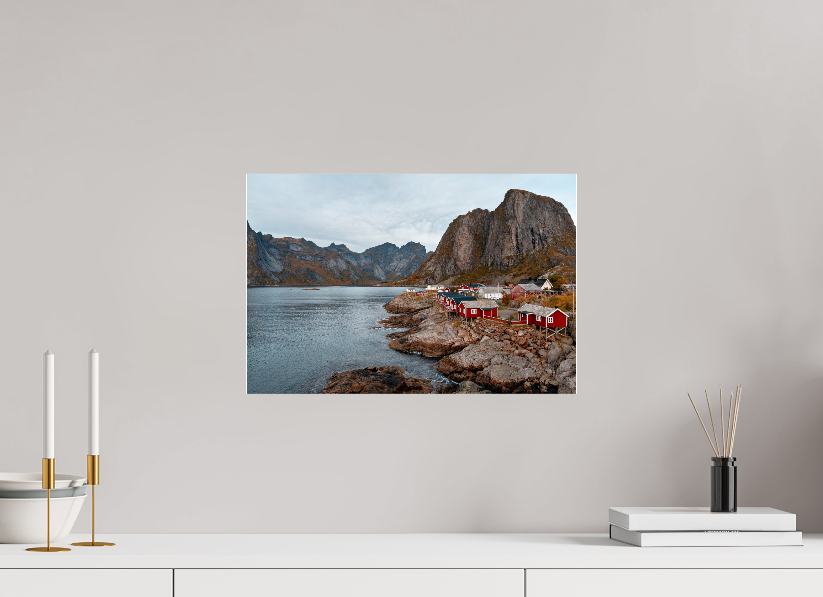 45 x 30 cm, Photo Print Under Acrylic Glass Reine