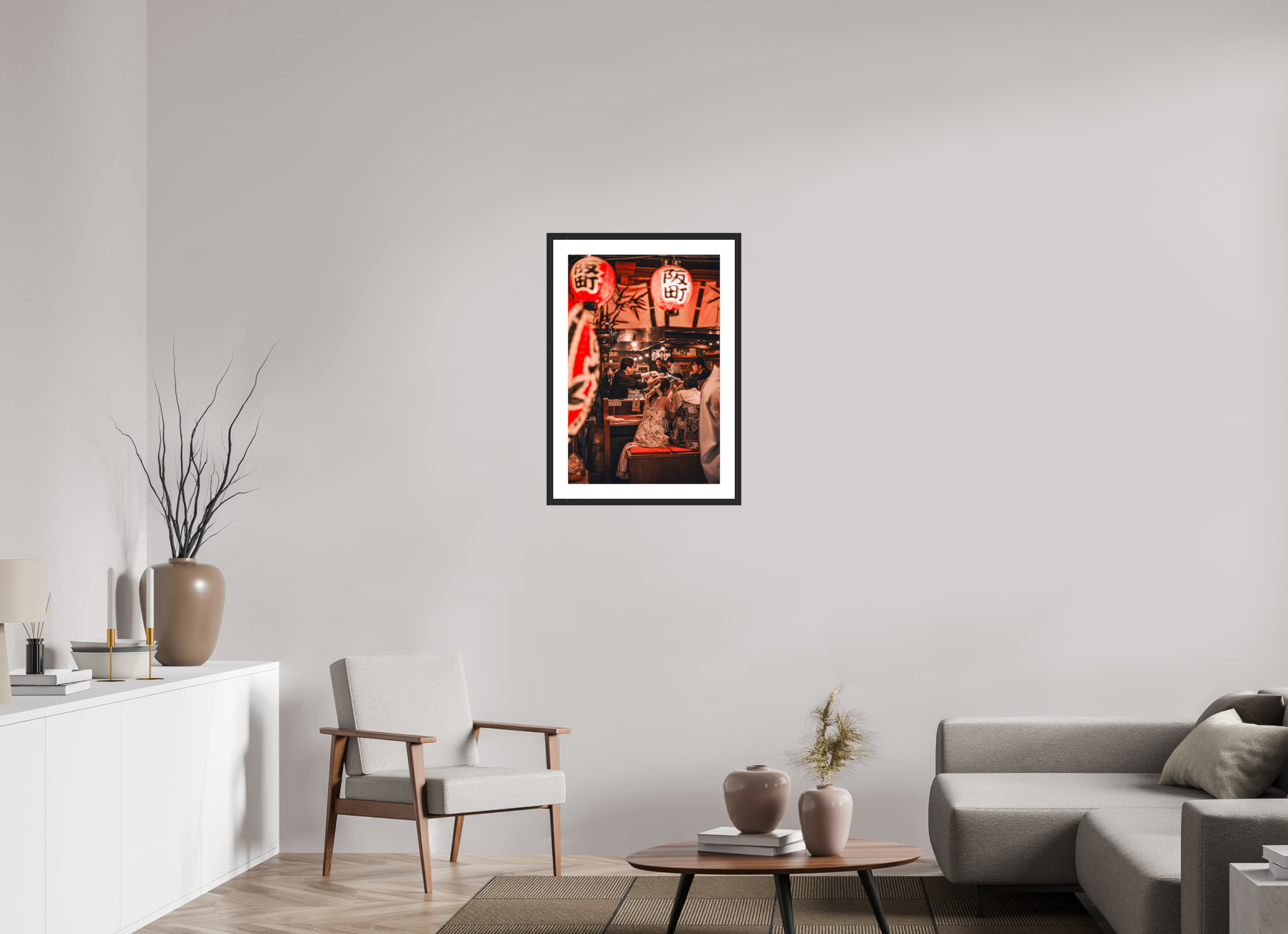 50 x 75 cm, Cadre avec passe partout Umeda