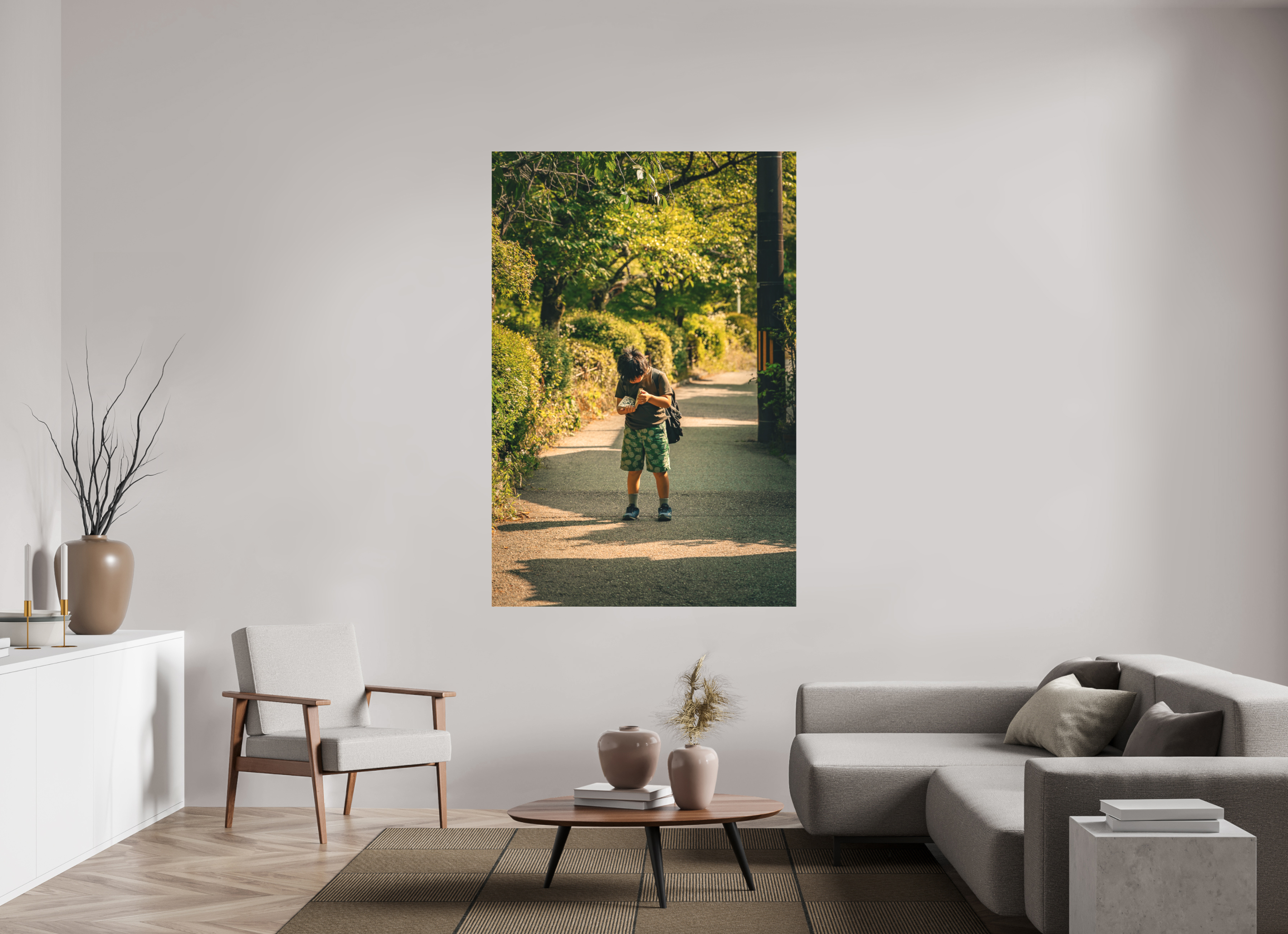 120 x 180 cm, Cadre simple Matte on Stretcher Frame Tetsugaku No Michi
