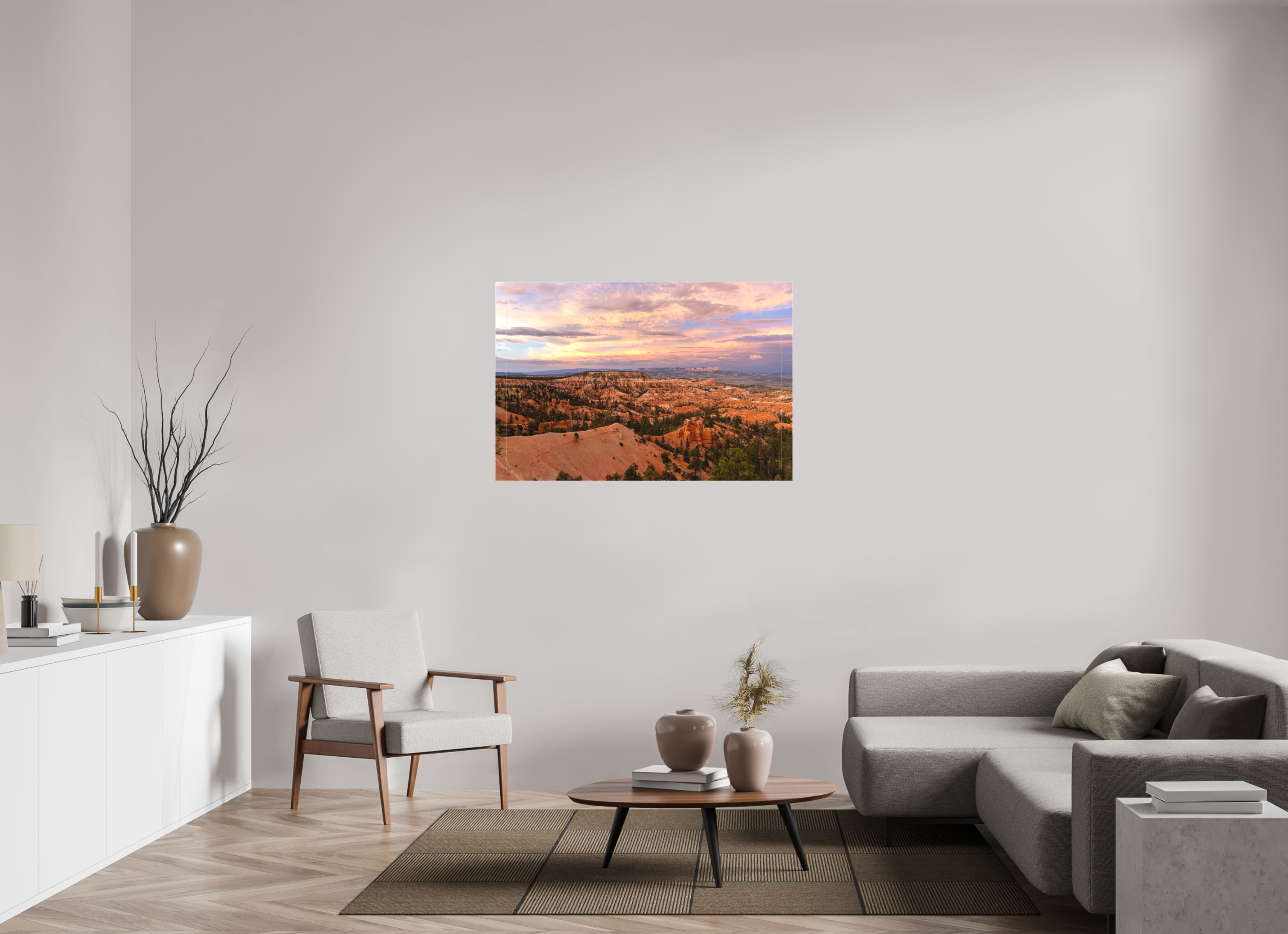 120 x 80 cm, Cadre simple Matte on Stretcher Frame Bryce Canyon