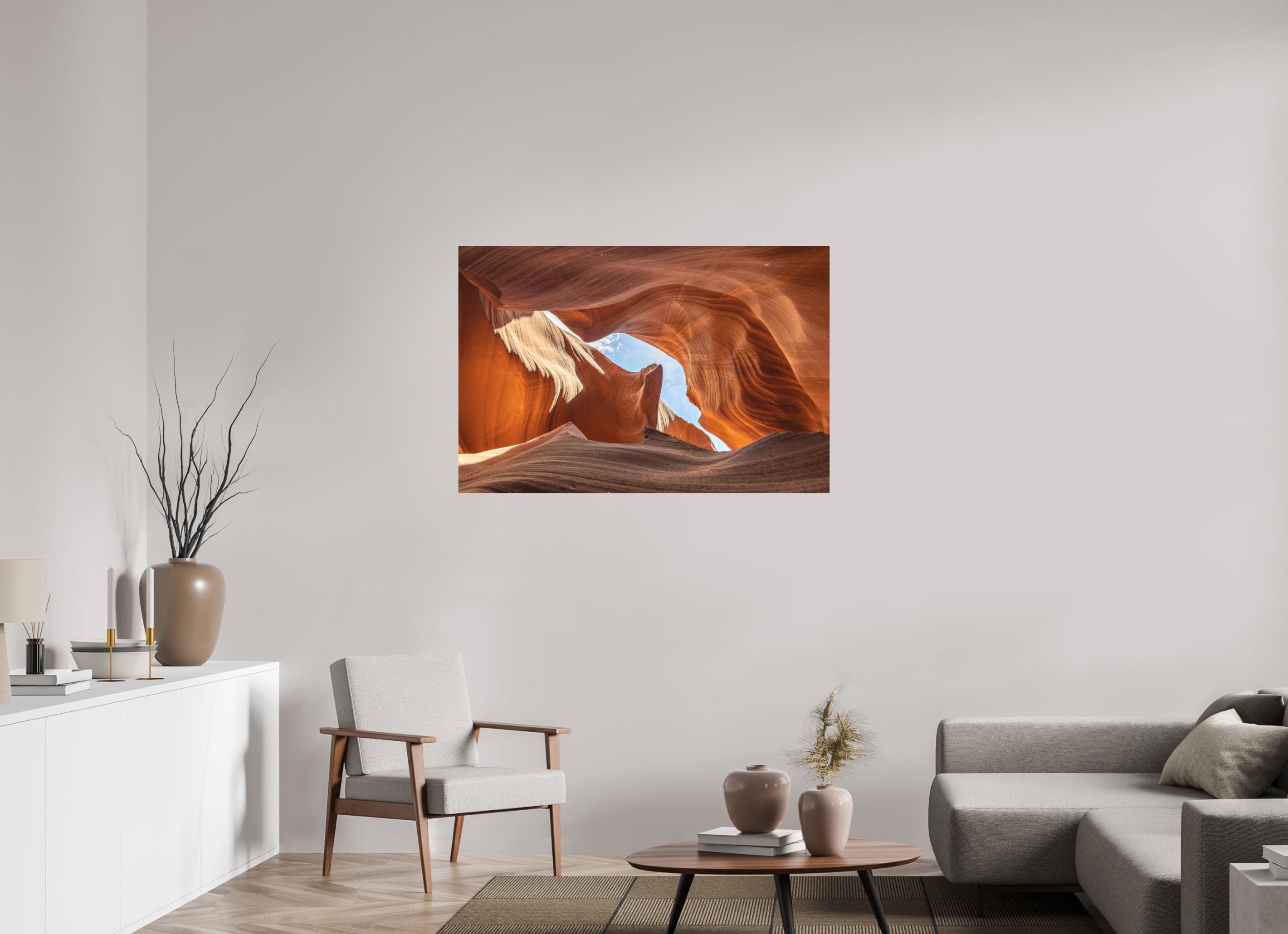 120 x 80 cm, Aluminium Antelope Canyon