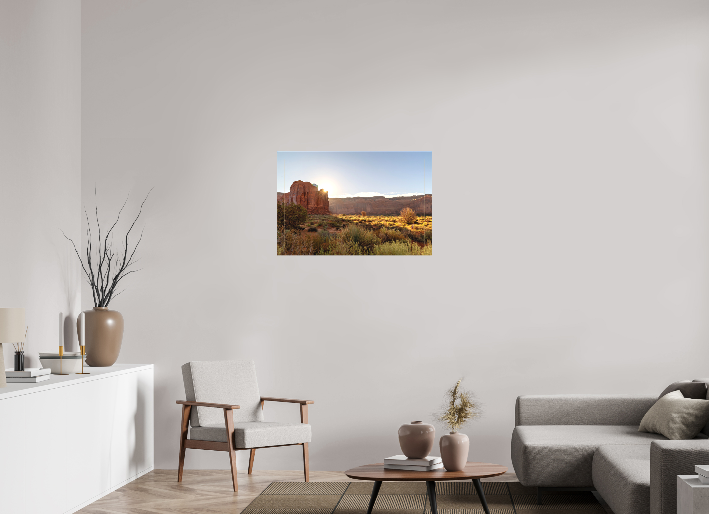 90 x 60 cm, Cadre simple Matte on Stretcher Frame Mesa