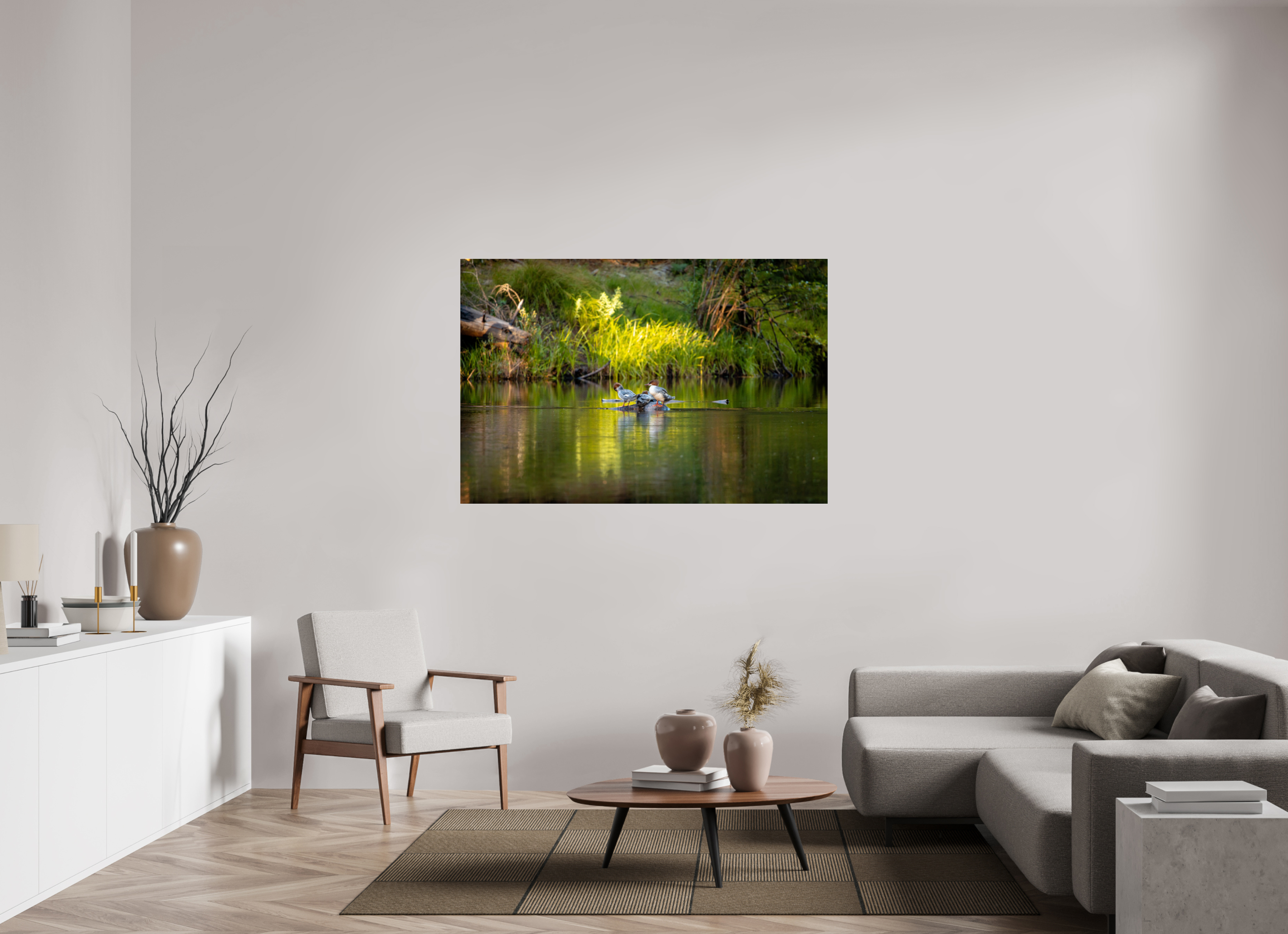 150 x 100 cm, Acrylic Glass Mergus