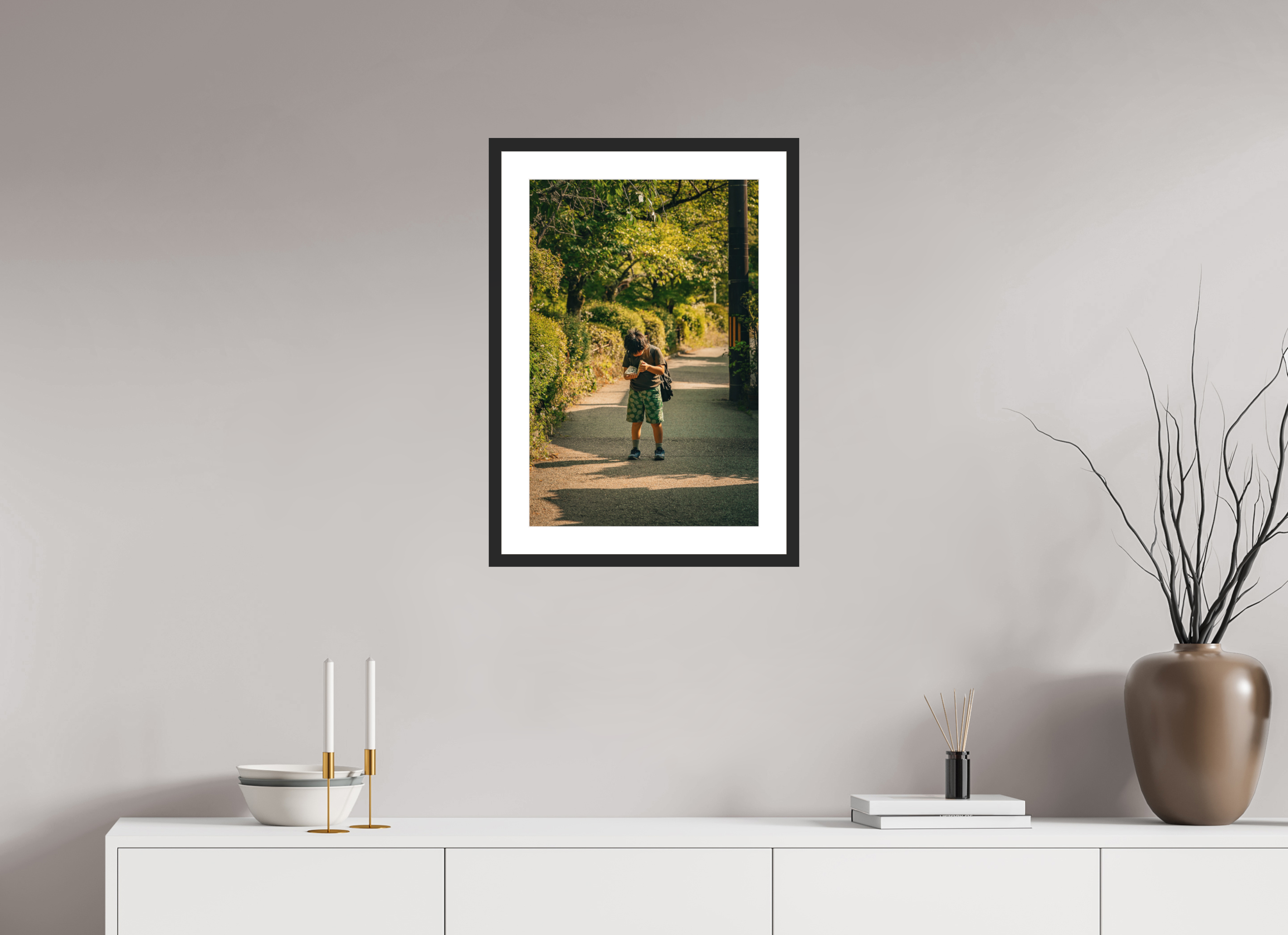 40 x 60 cm, Cadre avec passe partout Tetsugaku No Michi