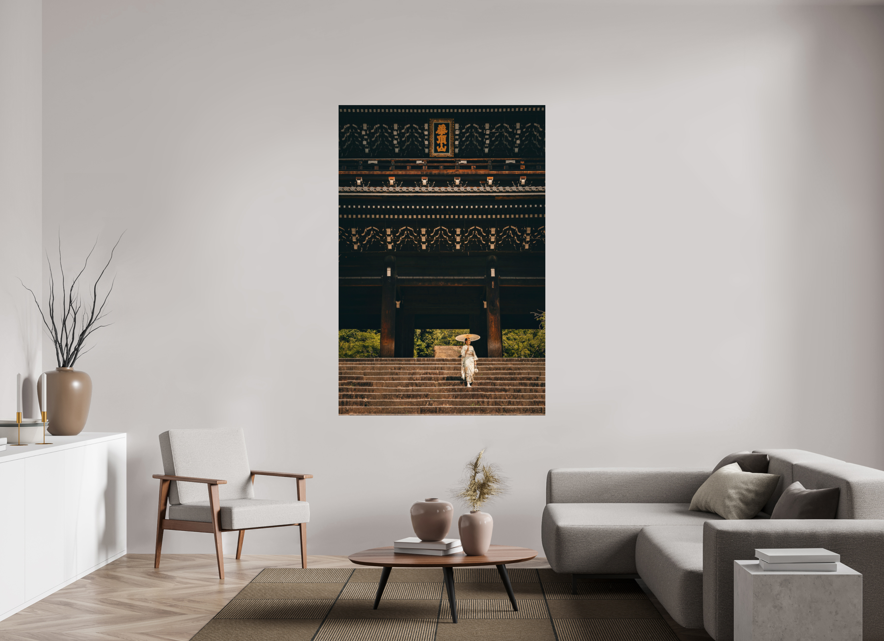 120 x 180 cm, Acrylic Glass Chion-in Temple