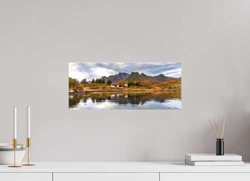 49.4 x 20 cm, Cadre simple Matte on Stretcher Frame Arctic Panorama