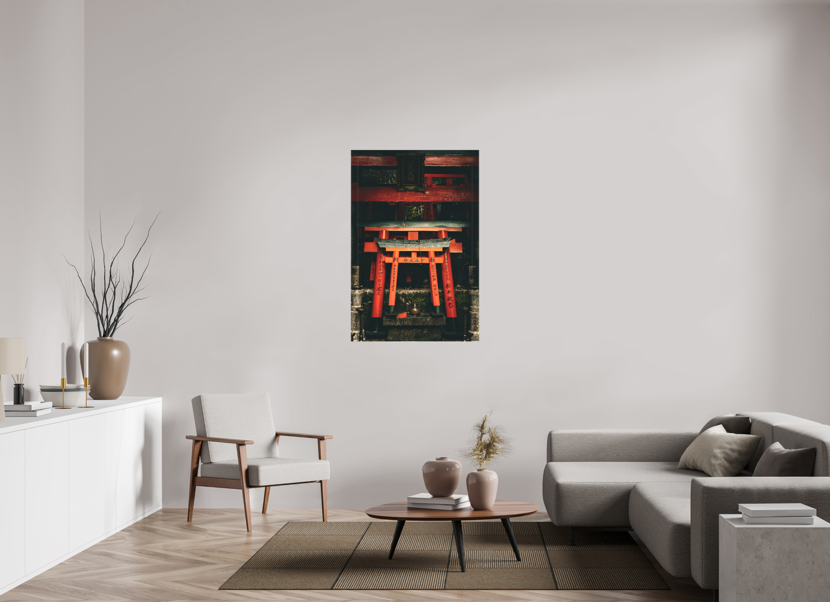 80 x 120 cm, Cadre simple Matte on Stretcher Frame Kobogataki