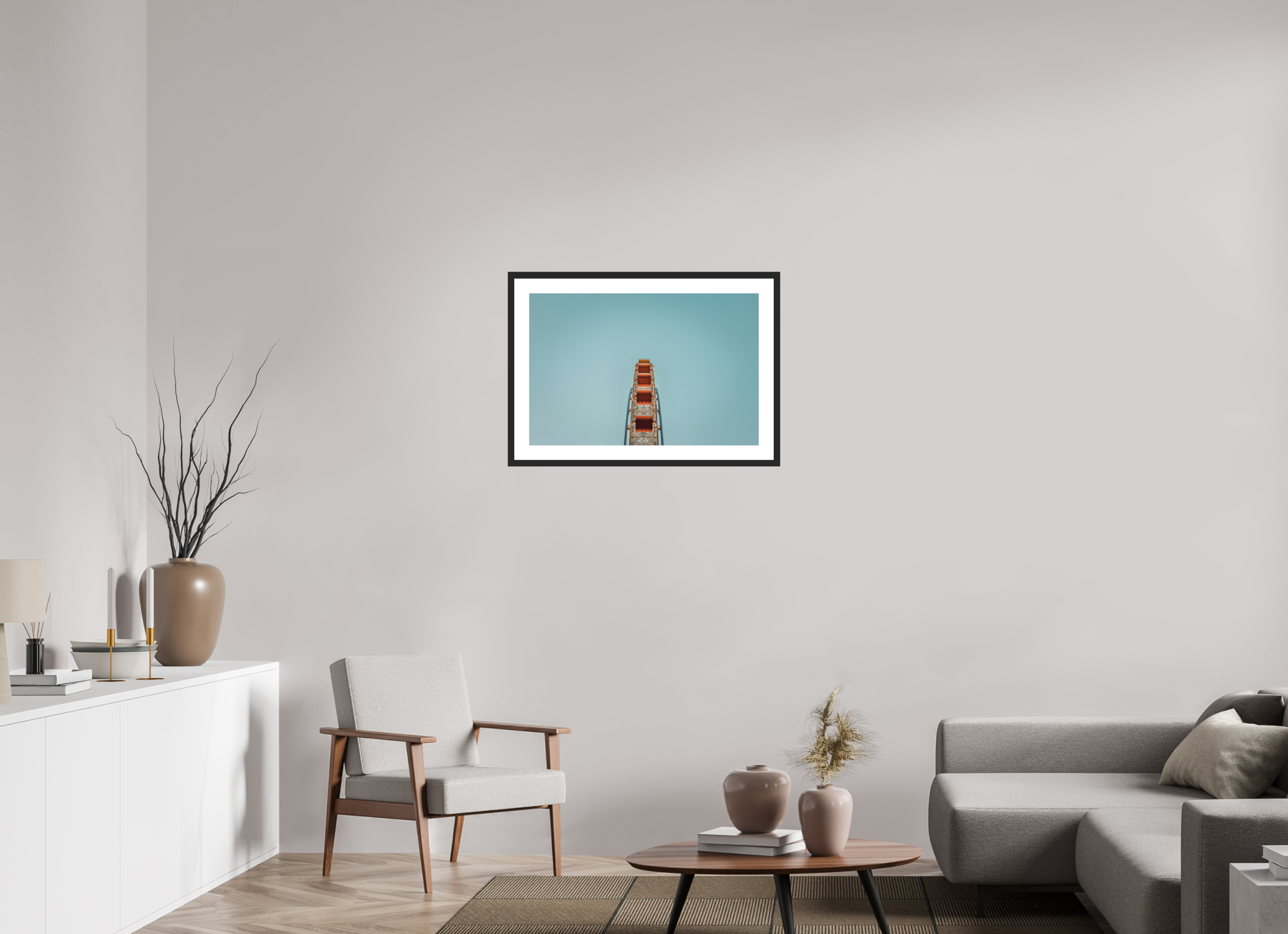 75 x 50 cm, Cadre avec passe partout Tempozan