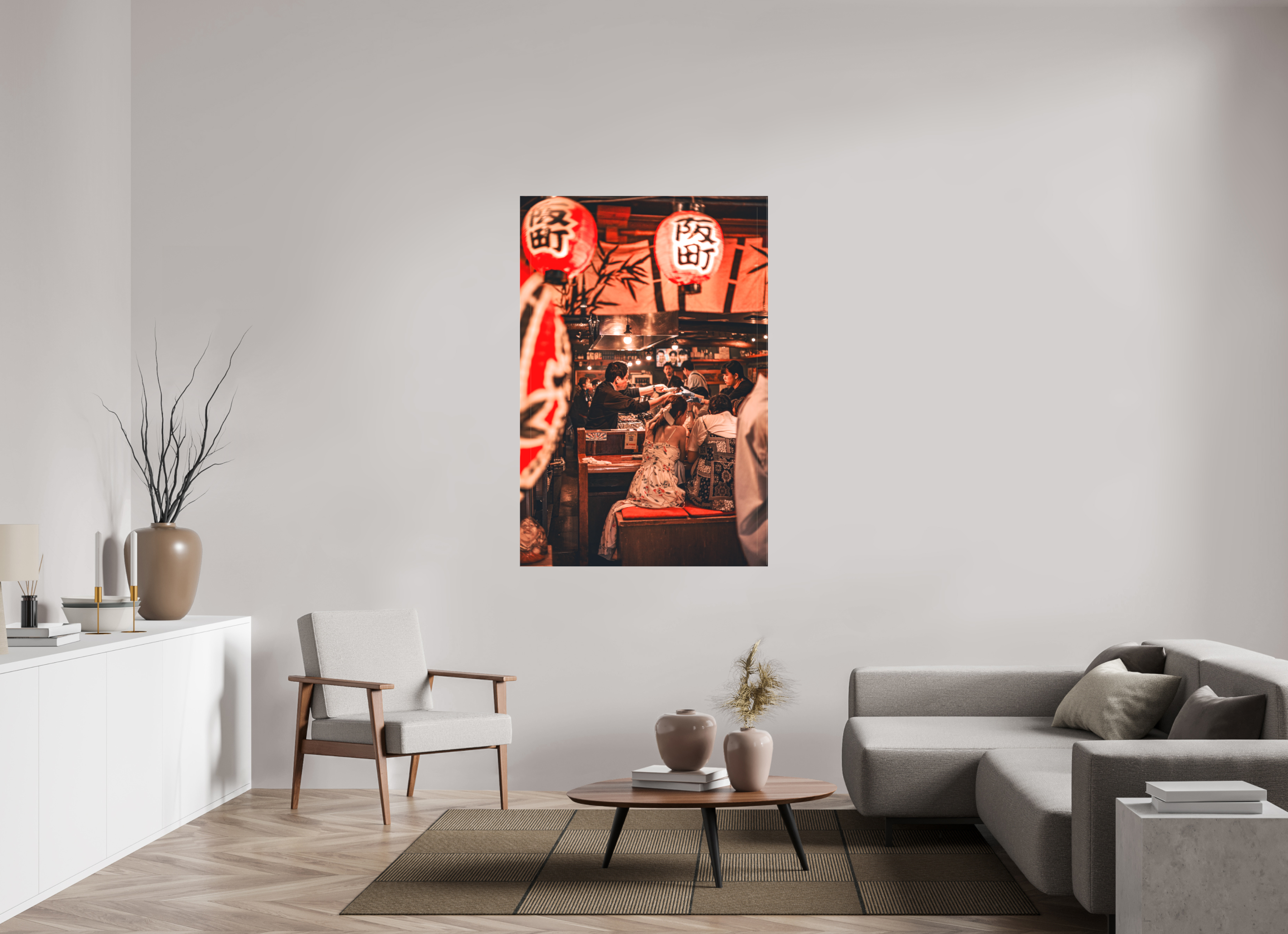 100 x 150 cm, Cadre simple Matte on Stretcher Frame Umeda