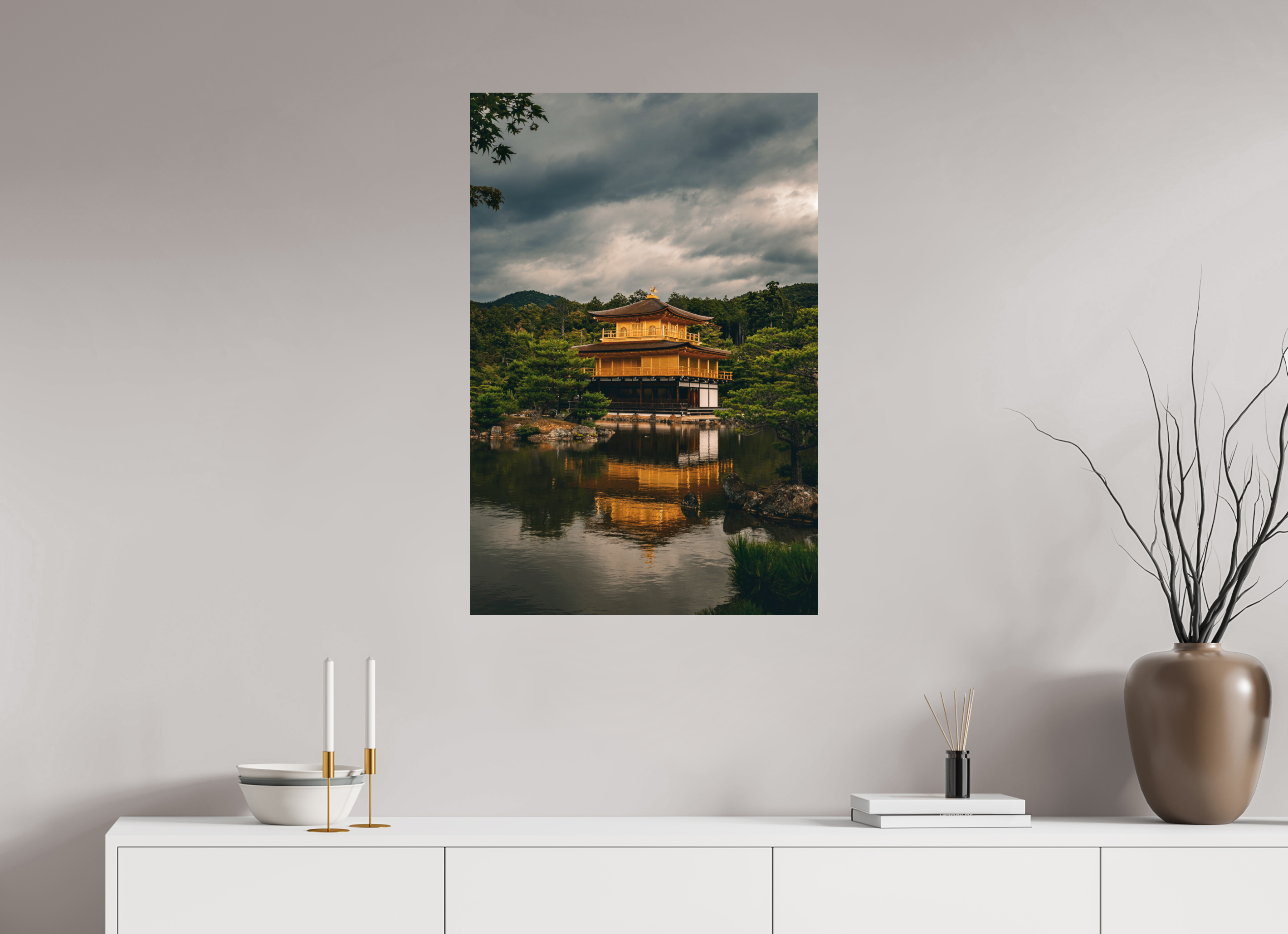 60 x 90 cm, Photo Print On Fuji Crystal DP II Kinkaku-ji
